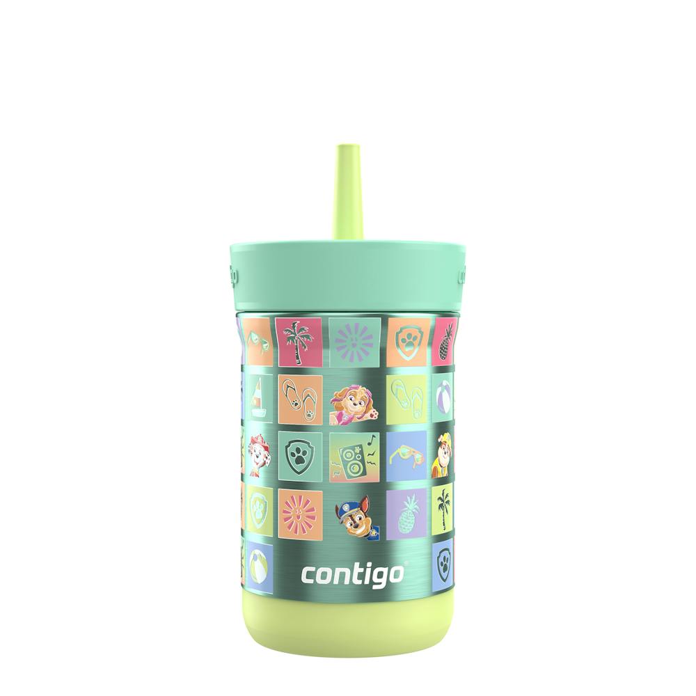 Contigo® Kids Leighton Spill-Proof Stainless Steel Tumbler with Straw, 12oz. J2 Beach Day