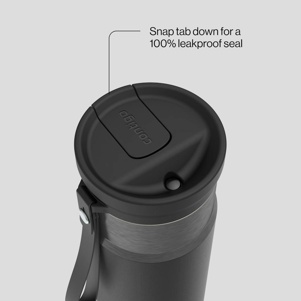 24oz SnapSeal™ Bottle N3 - Licorice Gunmetal