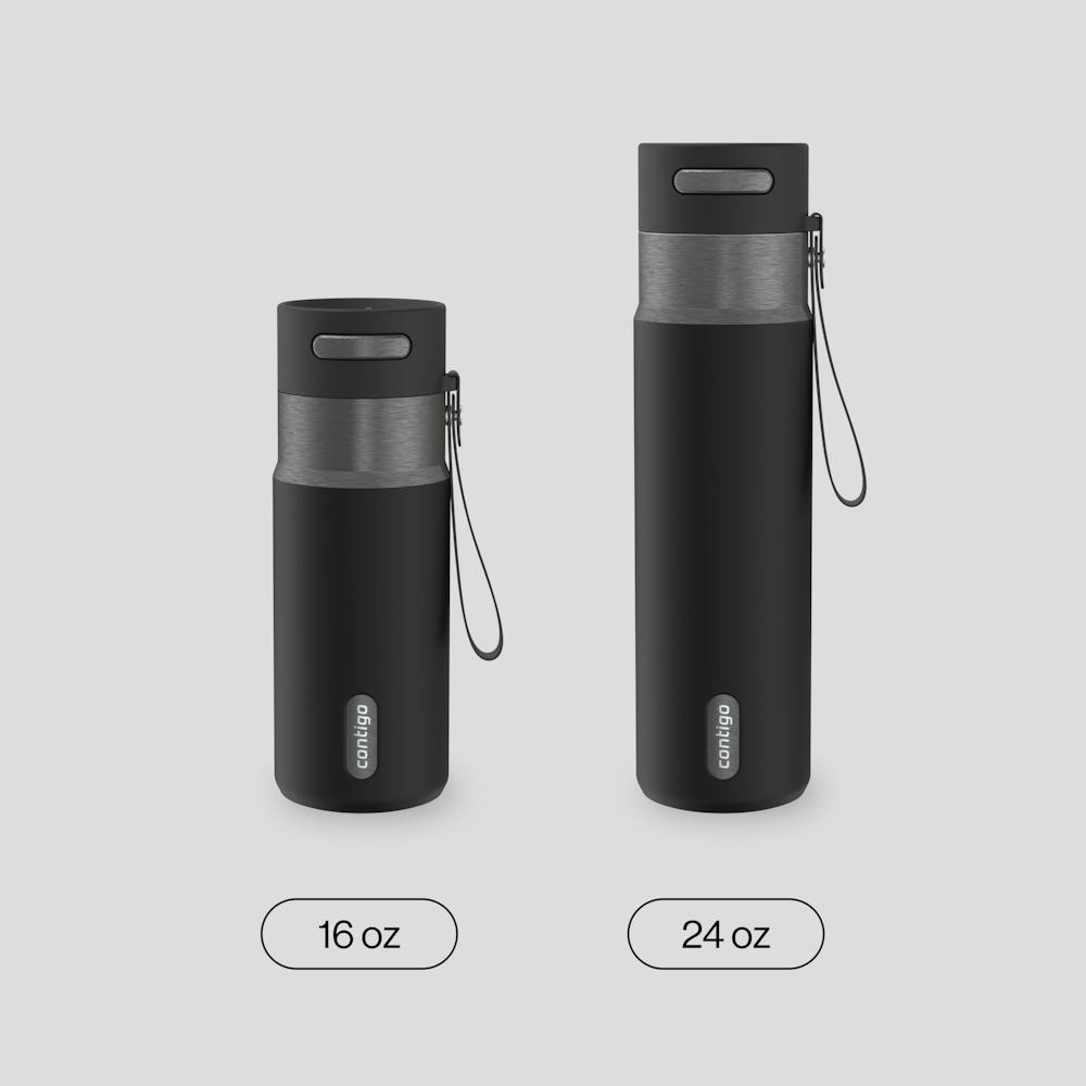 24 oz AutoSeal® Bottle Z3 - Licorice Gunmetal
