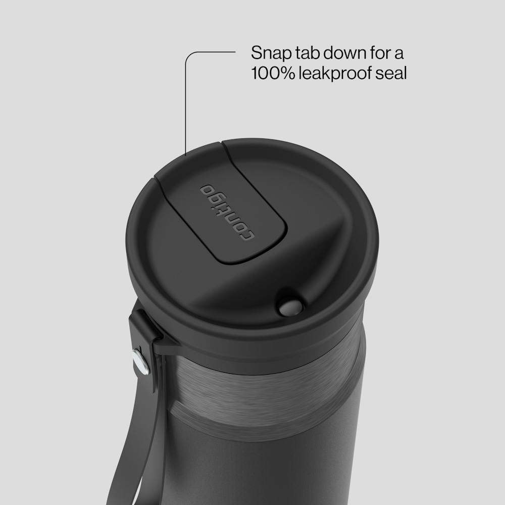 16 oz SnapSeal™ Bottle B5 - Licorice Gunmetal