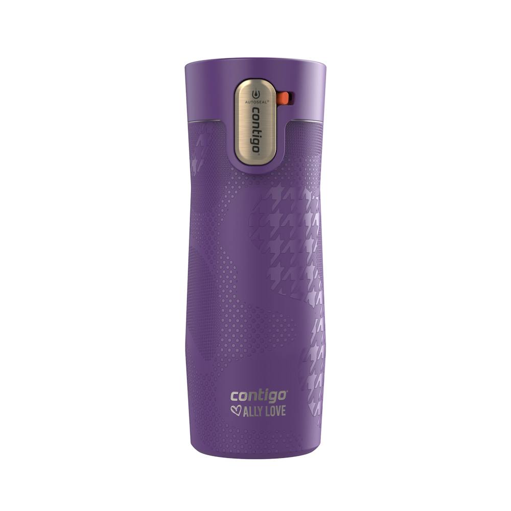 Contigo® x Ally Love West Loop 3.0 Stainless Steel Travel Mug with AUTOSEAL® Easy-Clean Lid, 16oz O6 Violet