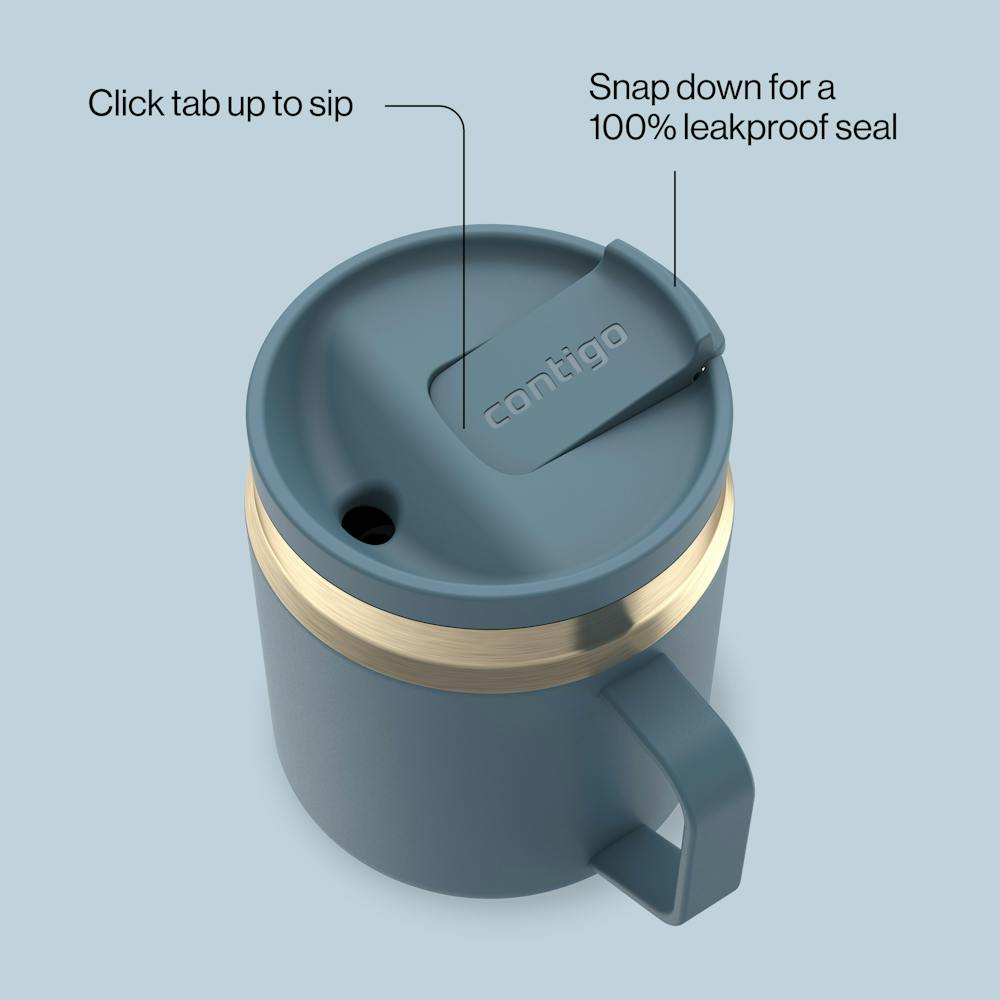 14 oz SnapSeal™ Bottle P7 - Denim Champagne