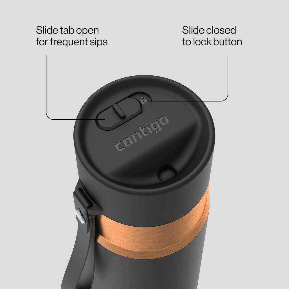 16oz AutoSeal® Bottle K8 - Licorice Bronze