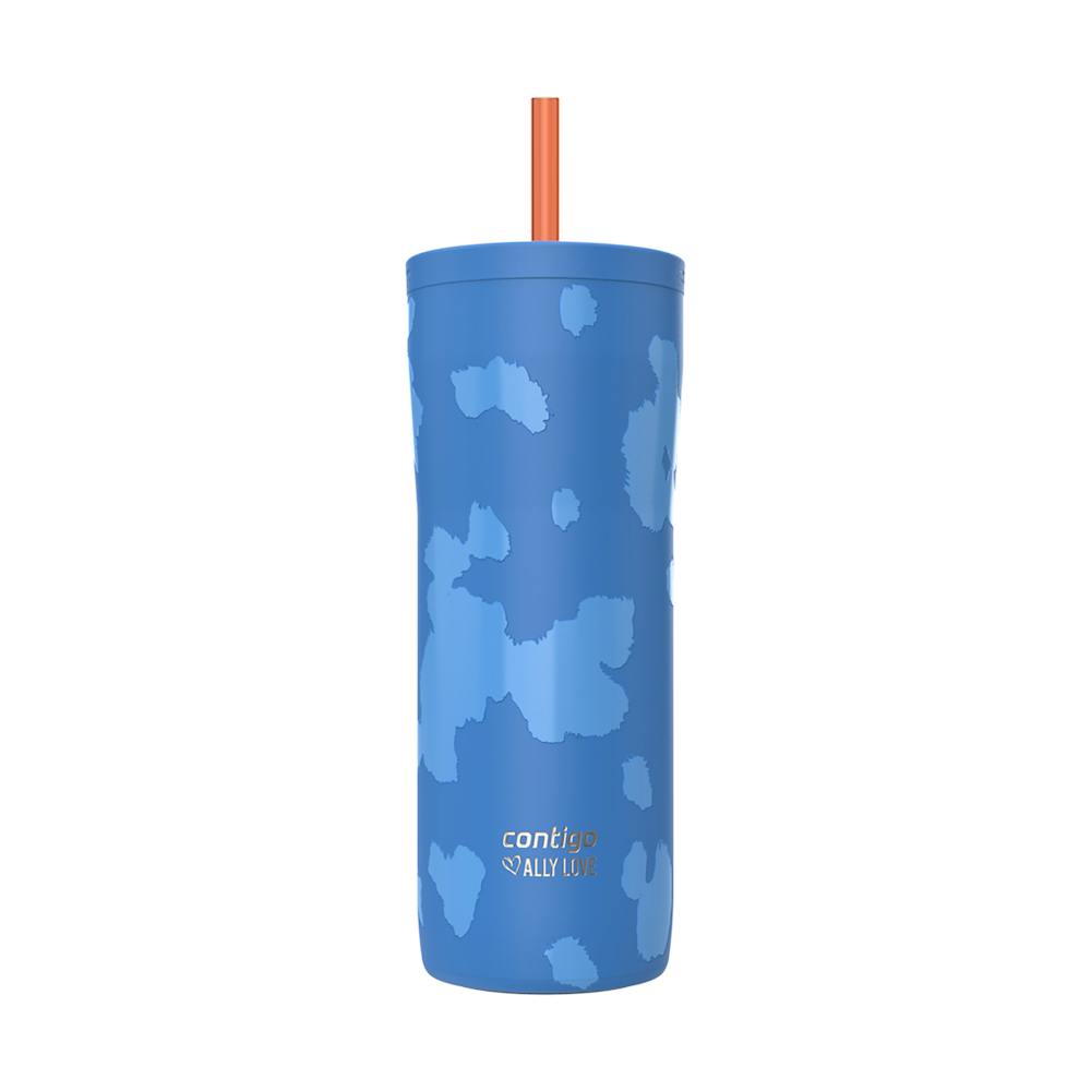 Contigo® x Ally Love Streeterville 2.0 Stainless Steel Tumbler with Straw, 24oz H6 Stellar Jay