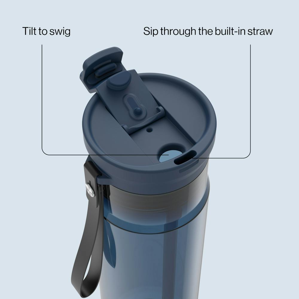 28oz DualSip Plastic Bottle O1 - Abyss