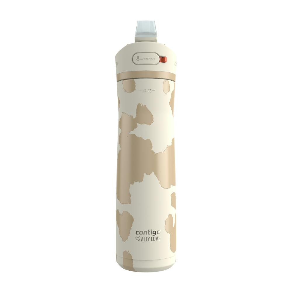 Contigo® x Ally Love Ashland Chill 2.0 Stainless Steel Water Bottle with AUTOSPOUT® Lid, 24oz D0 Oatmilk