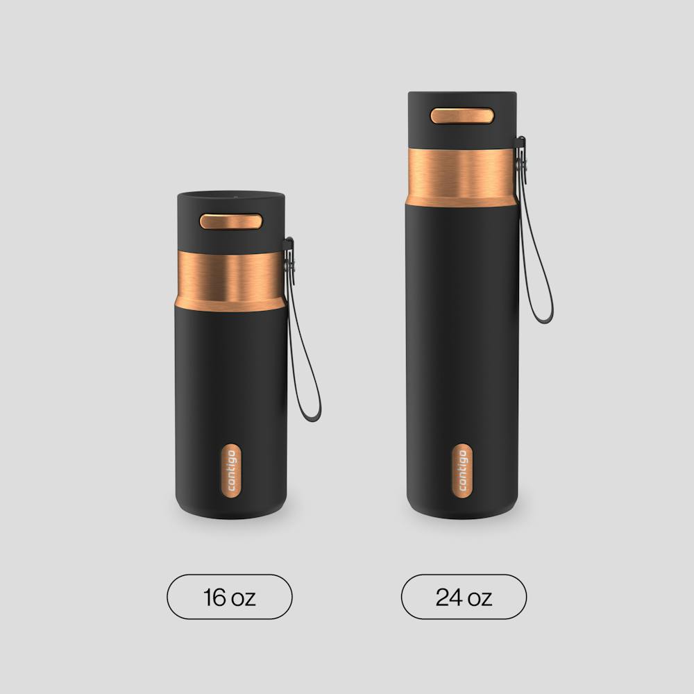 16oz AutoSeal® Bottle K8 - Licorice Bronze