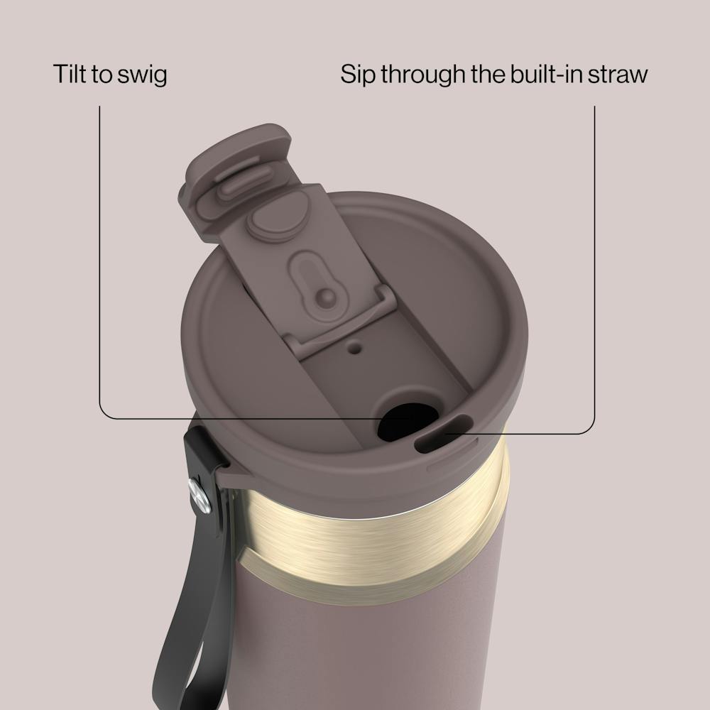 24oz DualSip Bottle D7 - Terra Champagne
