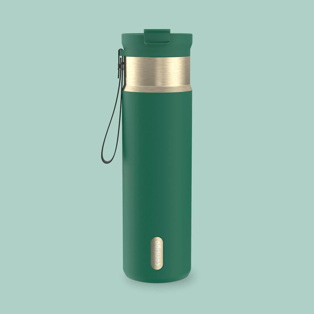 24oz DualSip Bottle D7 Dark Emerald Champagne