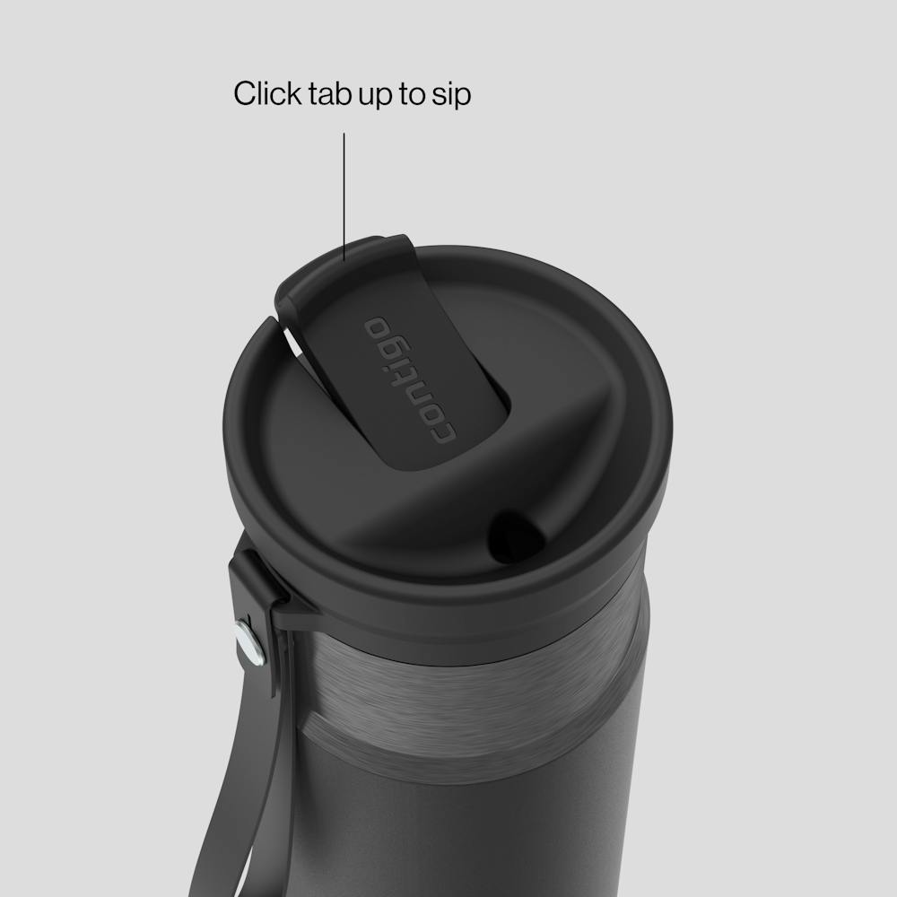 16 oz SnapSeal™ Bottle B5 - Licorice Gunmetal