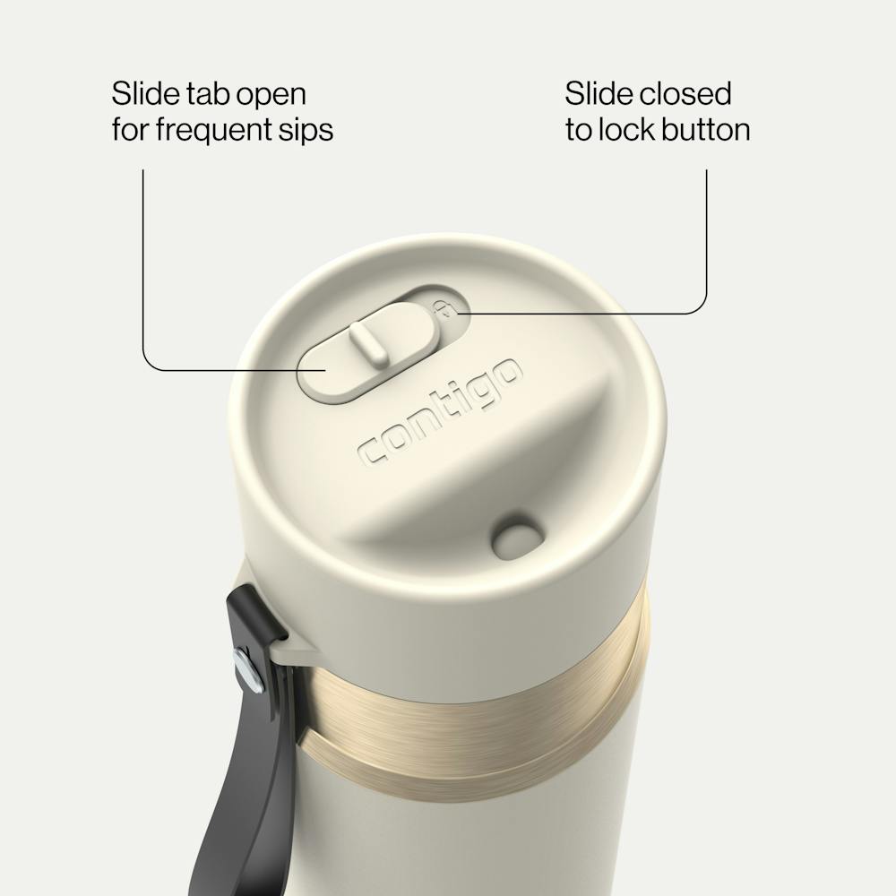 16oz AutoSeal® Bottle K8 - Oatmilk Champagne