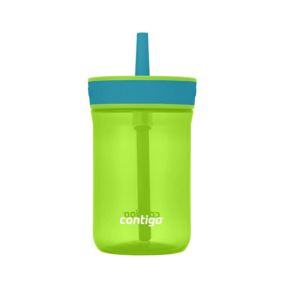 Kids Leighton Spill-Proof Tumbler with Straw, 14oz., 2-Pack K3 Cool Lime Juniper